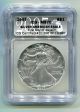 2007 American Silver Eagle Icg Ms70 First Day Of Issue 10206 Of 14987 W/ Display Silver photo 1