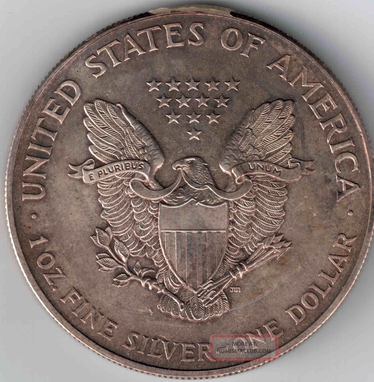 U. S. 1999 1 Ounce. 999 Fine Silver Eagle / Liberty Bullion Coin