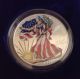 American Eagle 1999 Silver Dollar Liberty Painteduncirculated.  999 Silver Silver photo 1