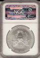 2012 Silver Eagle First Releases S$1 Ms 70 Ngc Cert Silver photo 1