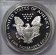 1992 - S American Eagle Silver Dollar Pr69 Dcam Pcgs Proof 69 Deep Cameo Silver photo 3