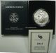 2012 American Eagle One Ounce Silver Uncirculated Coin W/coa Silver photo 3