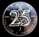 2013 Silver 25th Anniversary $5 Maple Leaf Brilliant Uncirculated.  9999 1 Oz Silver photo 1