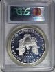1997 - P American Eagle Silver Dollar Pr69 Dcam Pcgs Proof 69 Deep Cameo Silver photo 2