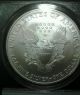 2003 1 Oz.  999 Fine Silver American Eagle Ms - 69 Pcgs Coin And Year Silver photo 3