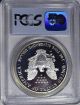 2002 - W American Eagle Silver Dollar Pr69 Dcam Pcgs Proof 69 Deep Cameo Silver photo 2