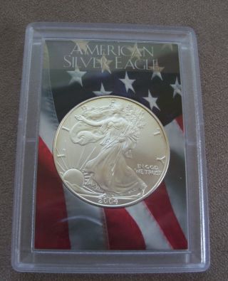 2004 American Eagle Silver One Dollar.  999 Oz Fine Silver photo