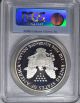 2005 - W American Eagle Silver Dollar Pr69 Dcam Pcgs Proof 69 Deep Cameo 20thanniv Silver photo 2
