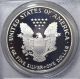 2005 - W American Eagle Silver Dollar Pr69 Dcam Pcgs Proof 69 Deep Cameo 20thanniv Silver photo 3