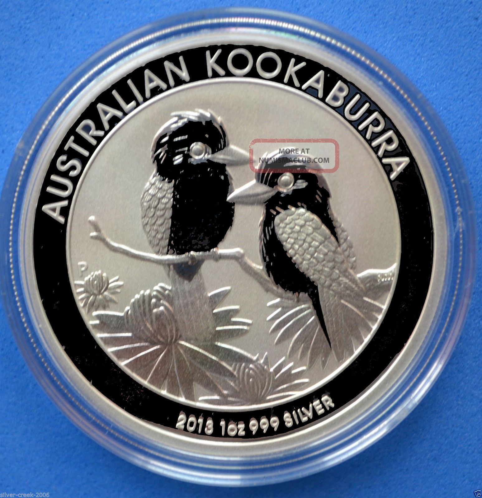 2013 Kookaburra 1 Oz.  999 Perth Australian Pure Silver Coin Australia photo