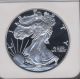 2002 - W Ngc Pf68 Ultra Cameo Eagle Silver photo 1