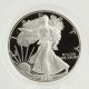 2003 W American Silver Eagle Proof Coin - 1oz.  999 Fine Dollar Ase Box Silver photo 1