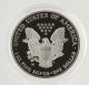2003 W American Silver Eagle Proof Coin - 1oz.  999 Fine Dollar Ase Box Silver photo 4