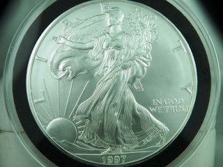 1997 1 Oz American Silver Eagle $1 Bullion Coin - Uncirculated photo