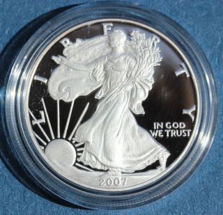 2007 Proof Silver Eagle And photo