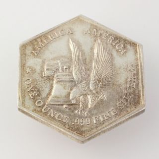 Fine American Silver Coin -.  999 1oz International Silver Trade Unit Bullion photo
