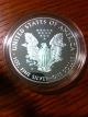 2012 W American Eagle One Ounce Silver Proof Coin W/ Box & Silver photo 1