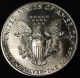 1988 American Silver Eagle Bullion Coin Key Date Uncirculated Nr Silver photo 3