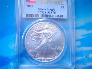 L@@k 2009 Pcgs Ms70 First Strike Wow Hard To Get.  A Must Have photo