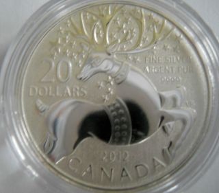 2012 Canada $20 Magical Reindeer 99.  99% Silver Coin Already 95%sold Out photo