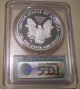 2010 - W Proof Silver Eagle Pcgs Pr70dcam Has Numerous Small Spots Around Liberty Silver photo 1