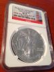2012 (s) Silver Eagle First Release Ngc Ms70 Box 42 Silver photo 1