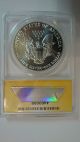 1992 U.  S.  Silver Eagle Ms68 Graded And Authenticated By Anacs Silver photo 5