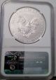 2011 - W Burnished Silver American Eagle Ngc Ms70 25th Anniversary 1oz Silver. Silver photo 1