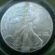 2002 1 Oz Uncirculated Silver American Eagle Dollar.  999 Pure Silver Silver photo 1