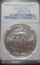 2012 Silver Eagle First Release Ngc Ms69 Mby811 Silver photo 2