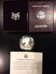 1986 American Silver Eagle Proof.  999 Silver Coin And One Ounce Silver photo 1