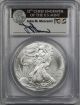 2012 American Silver Eagle $1 Ms 69 Pcgs John M.  Mercanti Signature Silver photo 1