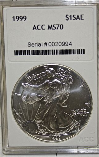 1999 Silver Eagle (coin In Picture) photo