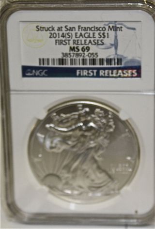 2014 Ngc Ms69 2014 First Releases Eagle photo
