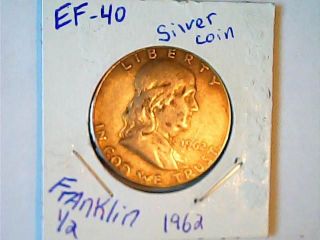 1962 Franklin 1/2 Dollar - Silver Coin photo