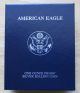 2005 - W $1 Proof Silver American Eagle One Ounce Coin (w/box &) Silver photo 3