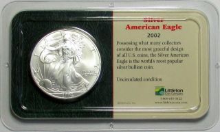 2002 American Silver Eagle In Littleton Show - Pack photo