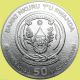 2013 Rwanda Cheetah 1 Oz.  999 Silver African Wildlife Bullion Coin Africa photo 1
