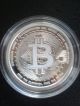 2013 1 Ounce Oz Bitcoin Silver Bullion Coin 999 Fine Proof Like Silver photo 3