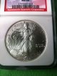 2000 American Silver Eagle Millennium Ms69 State 69 Ngc S$1 Silver photo 1