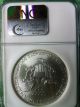 2000 American Silver Eagle Millennium Ms69 State 69 Ngc S$1 Silver photo 2