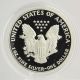 1986 American Silver Eagle Proof Coin - 1oz.  999 Fine Dollar Ase Box Silver photo 4