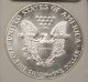 1987 Slabbed Uncirculated American Silver Eagle Silver photo 1