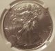 2011 $1 Silver Eagle Ngc Ms69 Silver Eagle 25th Label Ngc Silver photo 1
