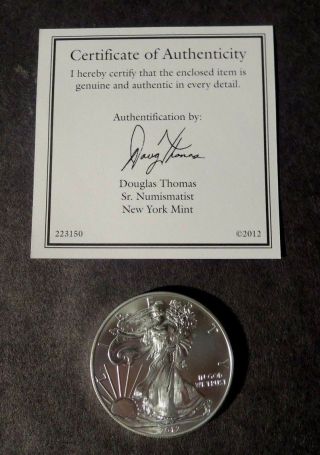 2012 $1 Silver American Eagle photo