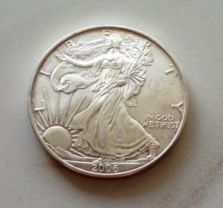 2006 Silver American Eagle $1 Dollar State Coin photo