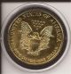 2000 American Eagle Walking Liberty 1 Oz Fine Silver Dollar Coin In Gold Silver photo 1
