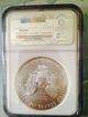 2010 American Silver Eagle Early Release Ngc Ms69 Silver photo 1