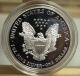 1999 American Eagle Proof Silver Dollar U.  S.  - 1 Oz Troy - S1s Kg201 Silver photo 1