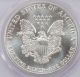 1987 American Silver Eagle Dollar 1$ - Pcgs Ms 69 -,  Pq Silver photo 2